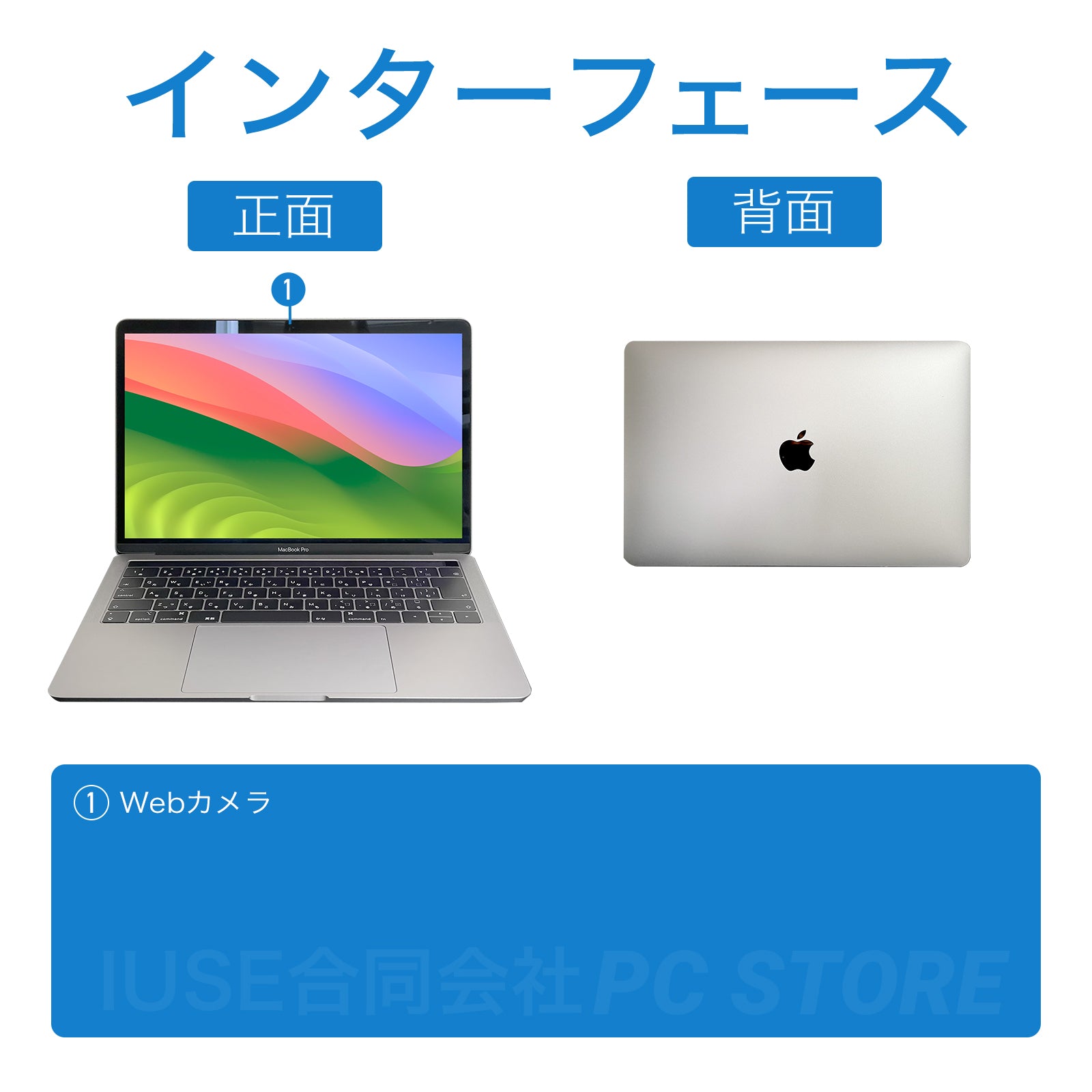 Apple MacBook Pro(13 - inch, 2019, Four Thunderbolt 3 ports)スペースグレイ 訳あり(Dランク) - Microsoft Office付きパソコンならPC STORE【公式サイト】