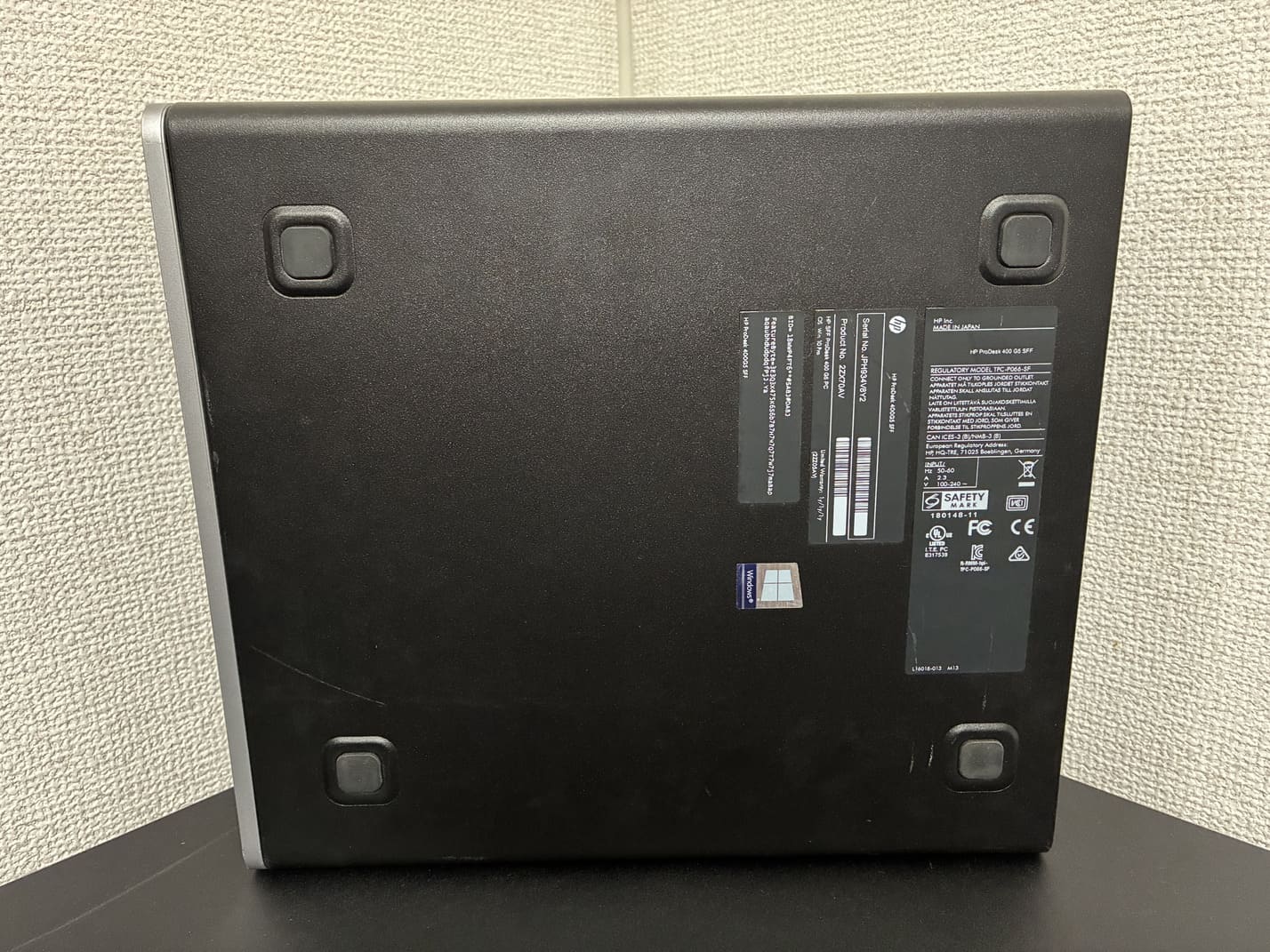 中古 HP ProDesk 400 G5 SFF の側面パネル